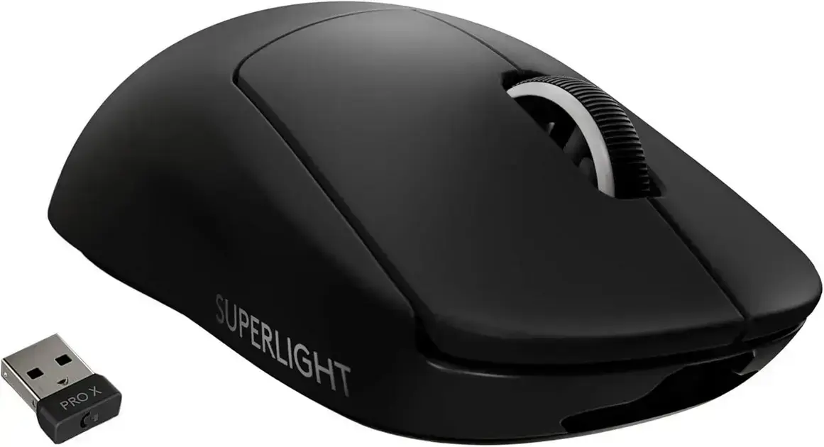 1. Mouse Gamer Sem Fio G PRO X SUPERLIGHT - Logitech