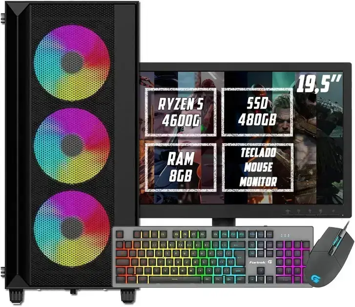 1. PC Gamer Completo 4600G - Líder Informática