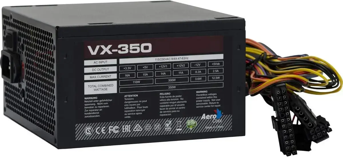 3. Fonte VX-350 - Aerocool