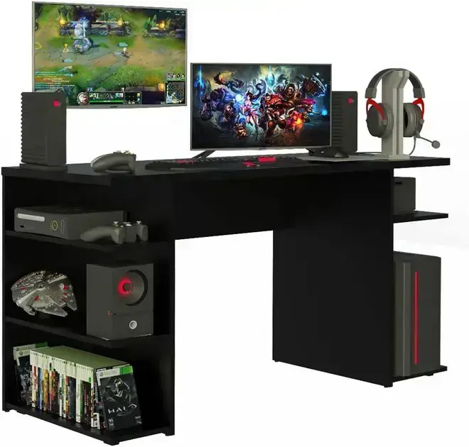 1. Mesa para Computador Gamer Madesa 9409 - Preto
