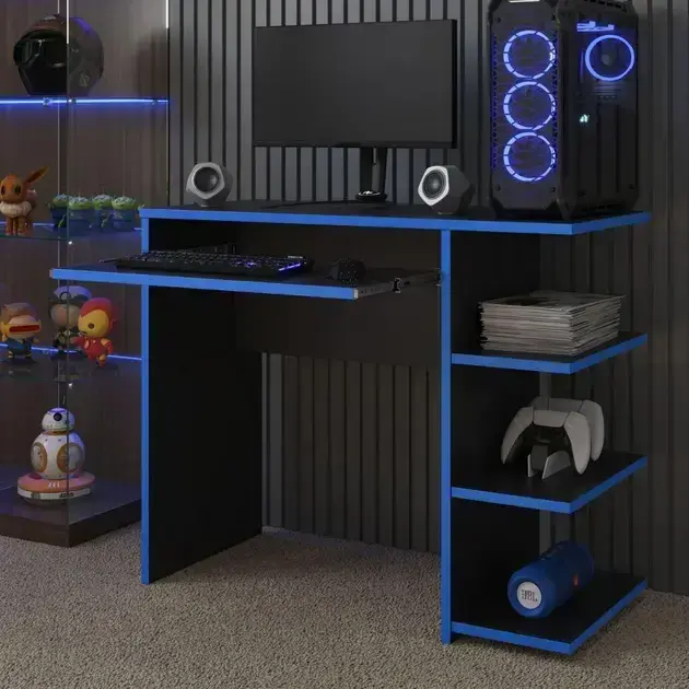 4. Mesa Escrivaninha Para Computador Escritório - Pek Móveis