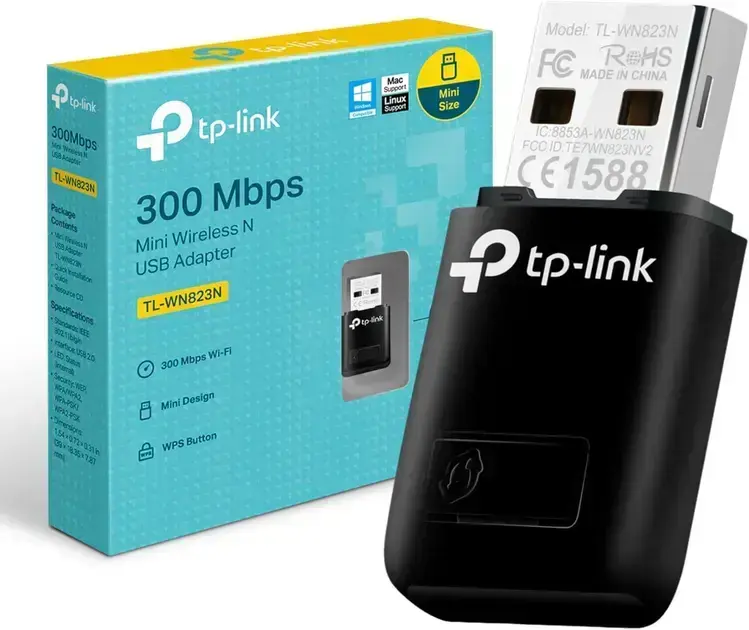 5. Mini Adaptador USB TL-WN823N - TP-Link