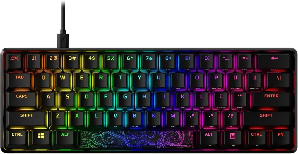 5. Teclado Mecânico Alloy Origins 60 - HyperX